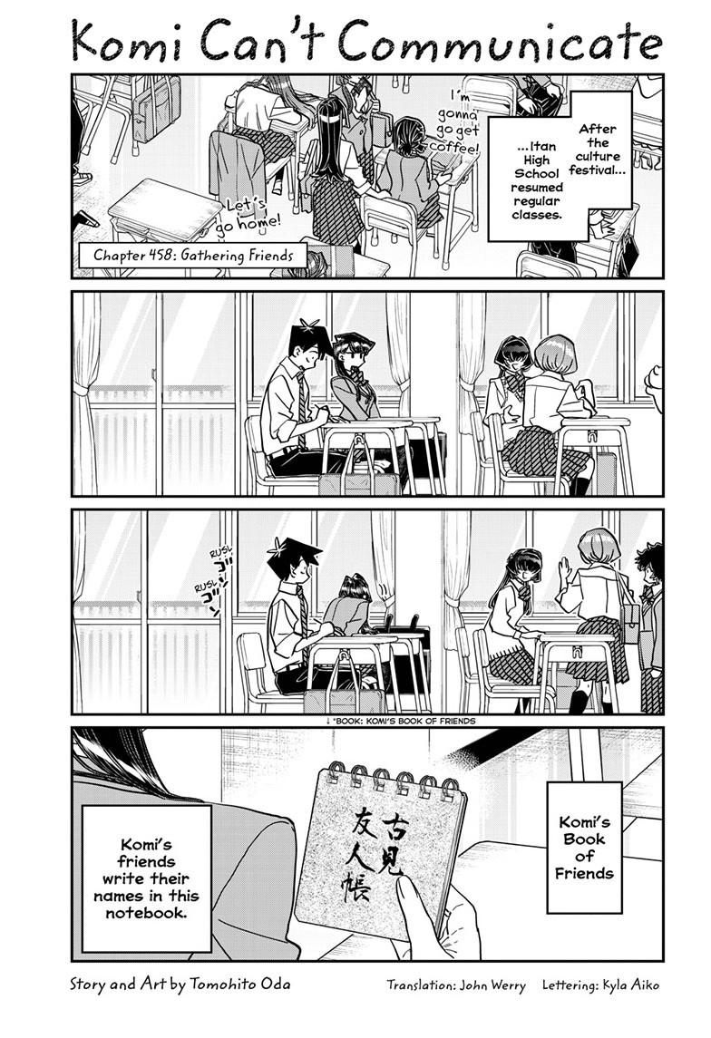 Komi Can’t Communicate, Chapter 458 image 02